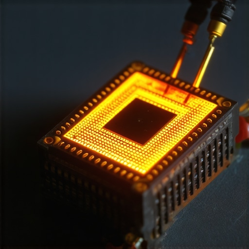 Dijagnostika AI halucinacija u digitalnoj radionici Multimetar provjerava greške na matičnoj ploči koja simbolizuje AI logiku