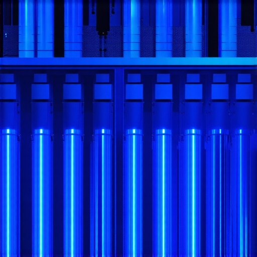 Close-up of AI hardware for hyperparameter tuning with GPUs and cooling systems.