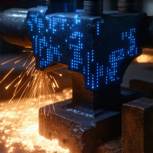 Digitalni kod koji se kuca na nakovnju kao simbol nastanka Claude AI modela