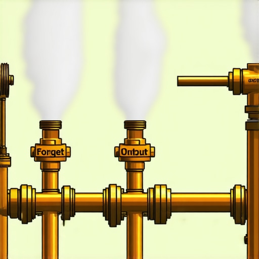 Vizuelni prikaz LSTM ćelije kroz metaforu vodovodnih cijevi i ventila za lakše razumijevanje bez koda