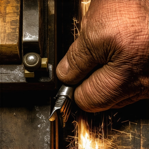 Hands sharpening a gear representing LinkedIn profile optimization