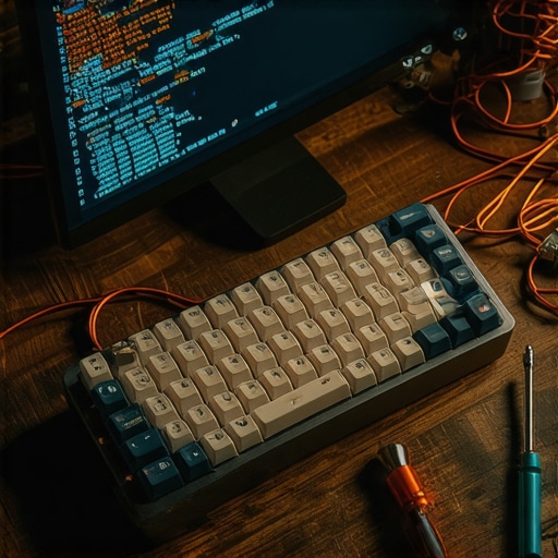 Moderni AI alati za pisanje u 2026 Radni prostor sa mehaničkom tastaturom i AI softverom za pisanje