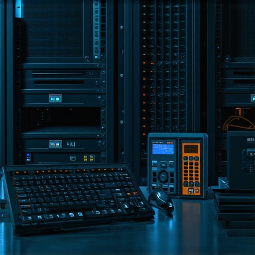 Moderni AI radni prostor u Srbiji 2026 AI razvojna stanica sa hardverom i serverima u industrijskom okruženju