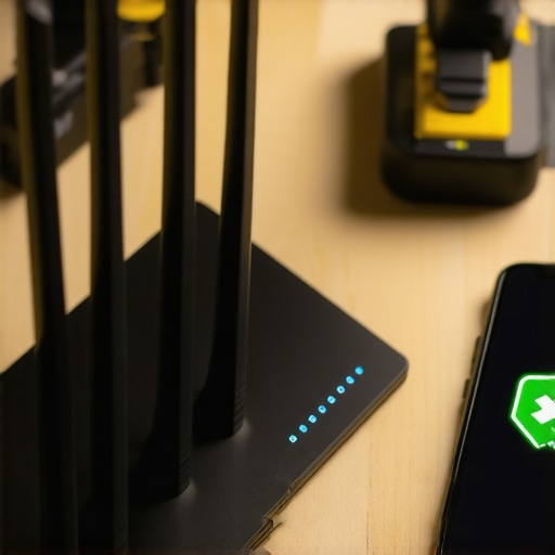 Moderna mrežna oprema i pametni telefon za roditeljsku kontrolu YouTube sadržaja