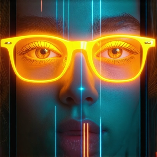 Detaljan prikaz pametnog telefona sa AI filterom i 3D mapiranjem lica.