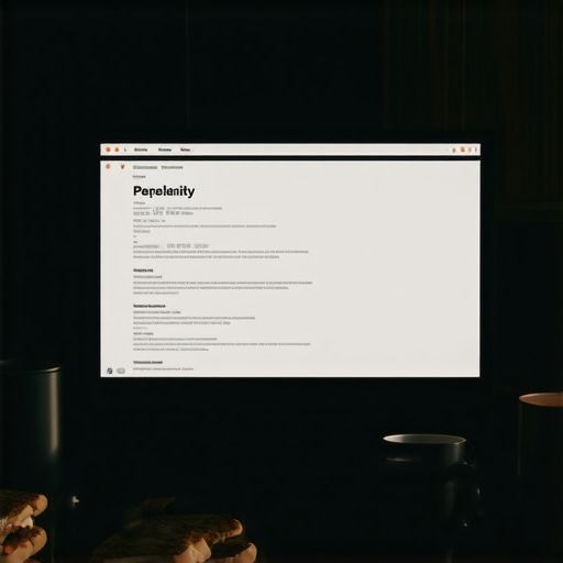 Perplexity AI interfejs na ekranu u mehaničarskoj radionici sa alatima u pozadini
