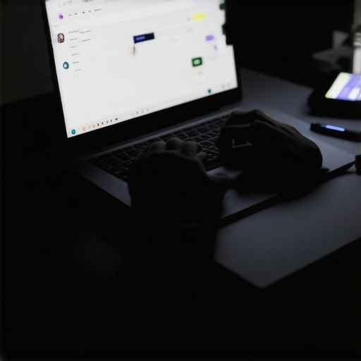 Postavljanje sales bota na laptopu u radnoj atmosferi AI sales bot setup process on a laptop screen with workshop tools nearby