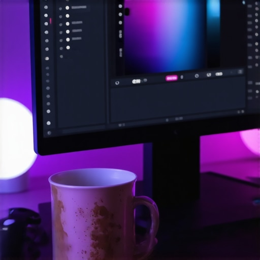 Krupni kadar dizajnera koji koristi Canva Magic Studio za grafički rad u modernoj radnoj atmosferi