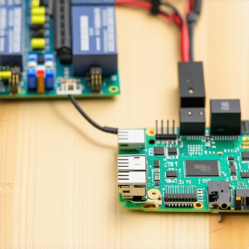 Hardware components for AI-powered smart watering system including Raspberry Pi and sensors.