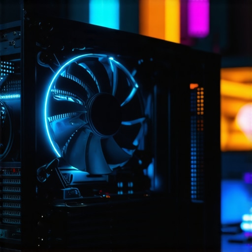 Unutrašnjost AI radne stanice Hardver za vještačku inteligenciju sa GPU-om i alatima