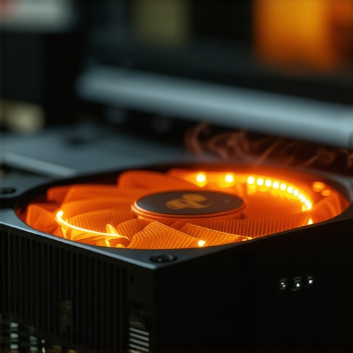 Grafička kartica koja renderuje AI video u mračnoj prostoriji