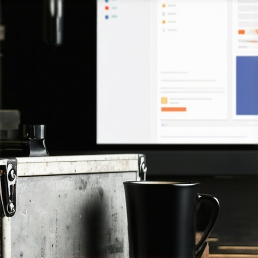 Zapier AI Automation Workshop Setup Zapier and AI integration interface on a screen in a professional DIY workspace environment.