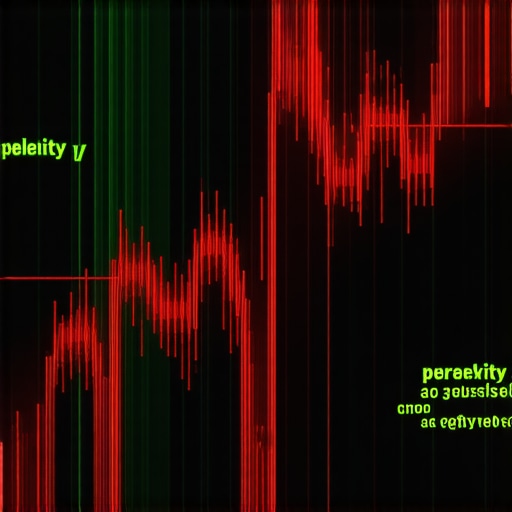 Digitalni prikaz analize teksta za AI detekciju sa grafikonima perpleksnosti i burstiness-a