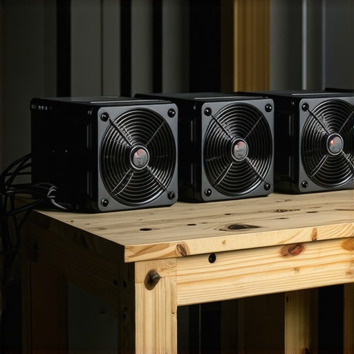 DIY Scavenged Server Fans Handmade server cooling rack using recycled computer fans and manual wiring