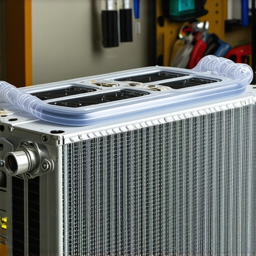 DIY tečno hlađenje servera izbliza Prikaz uradi sam sistema za vodeno hlađenje servera sa cijevima i radijatorom