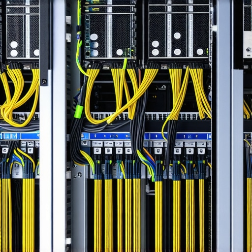 Unutrašnjost servera sa fokusom na ventilatore i organizaciju kablova za bolji protok zraka