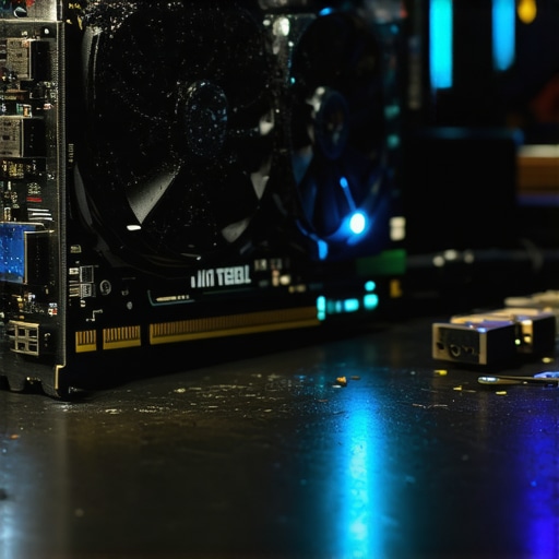 Polovna grafička karta na radnom stolu spremna za mašinsko učenje