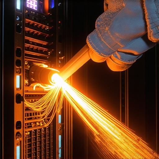 Tehničar podešava server za AEO optimizaciju