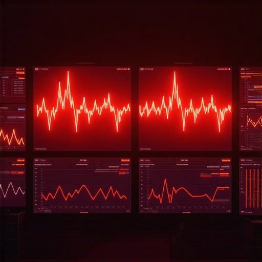 Technical dashboard showing data drift and model errors in a production environment.